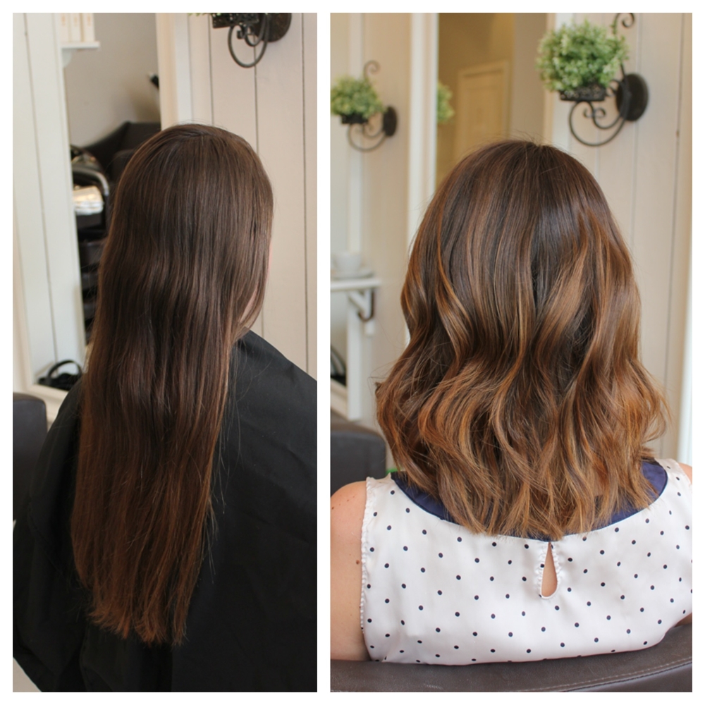 Soft ombre med varma toner
