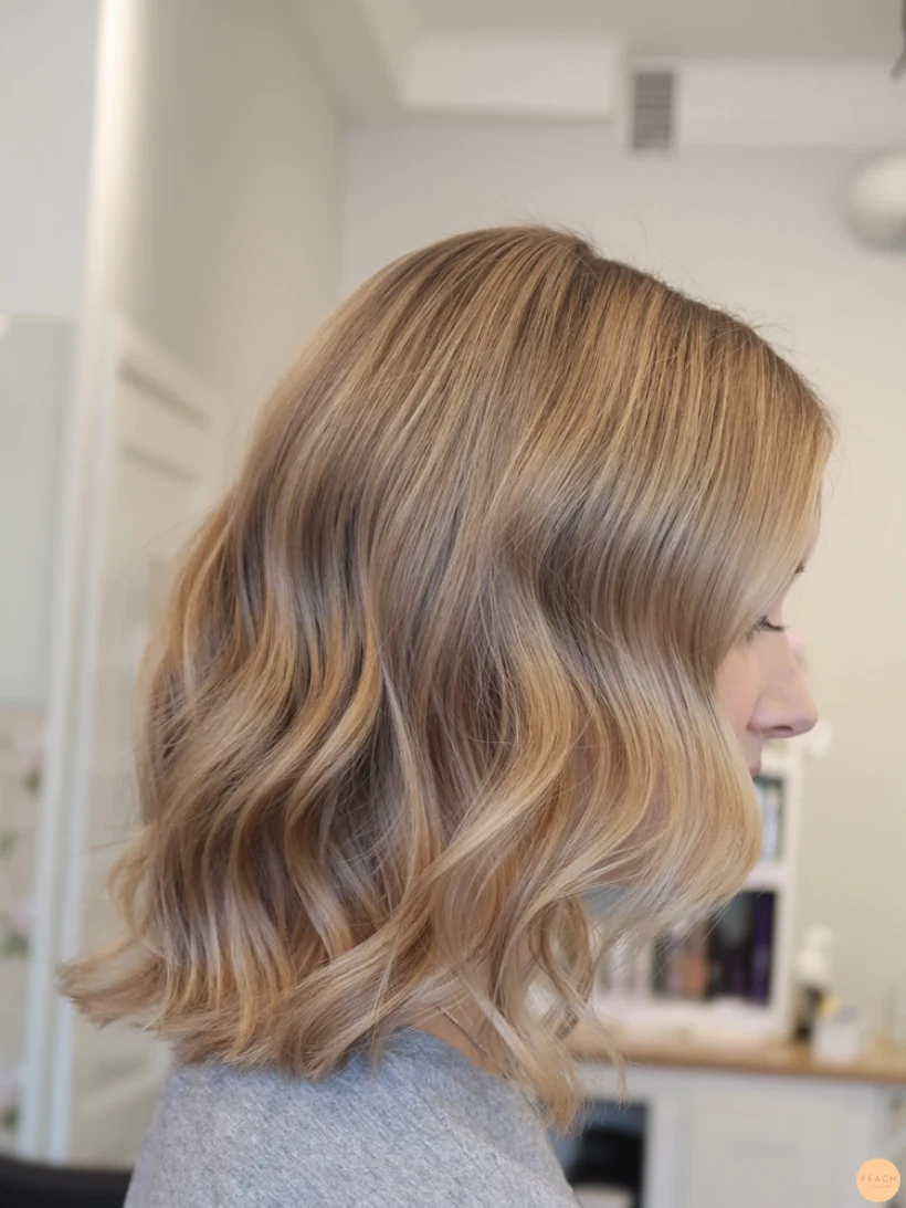 Balayage blond varm kall