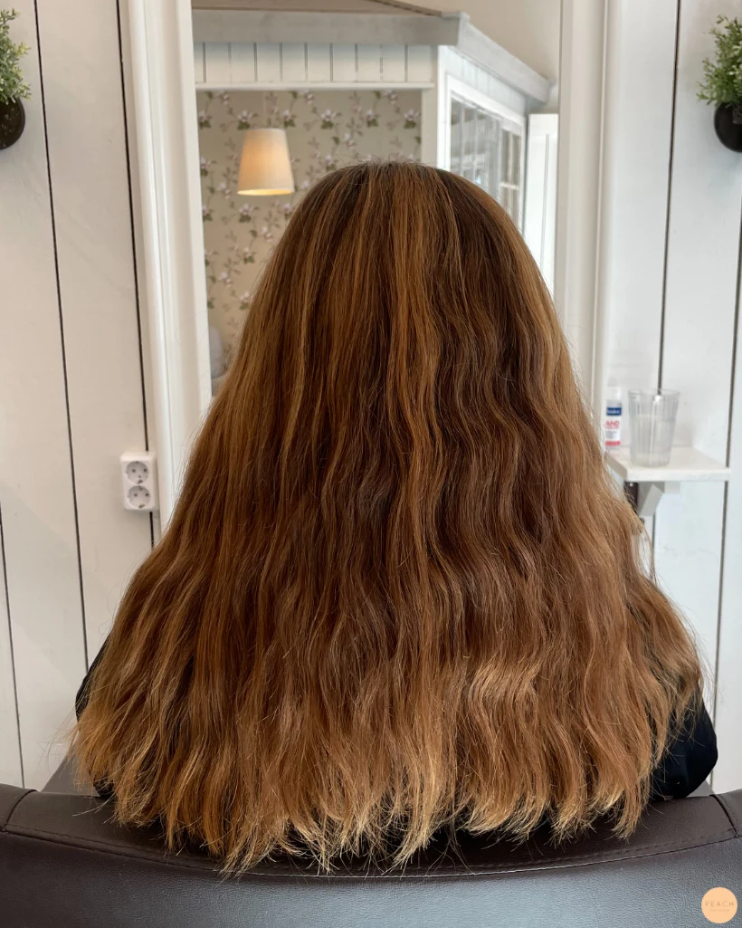 Balayage kall blond