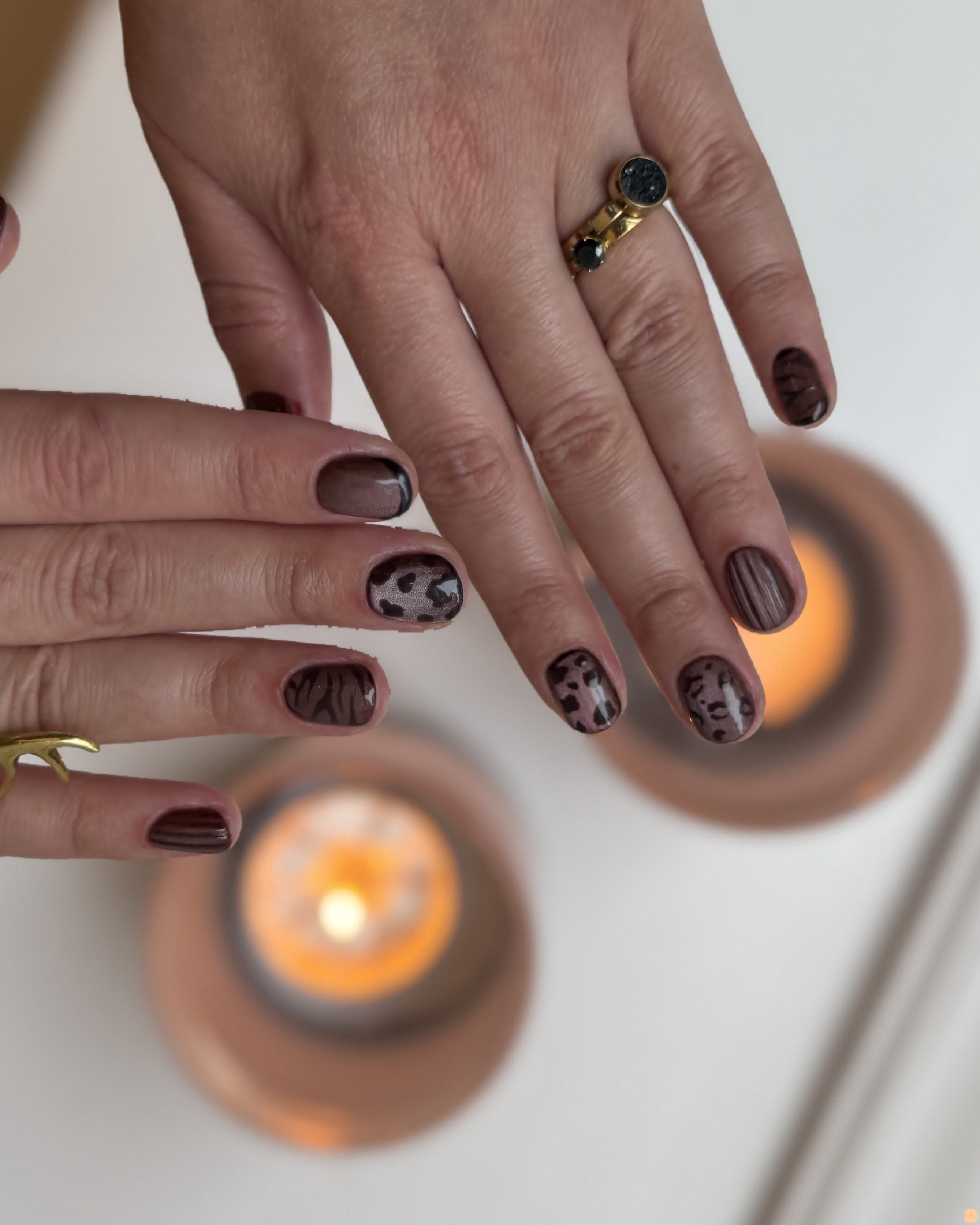 Cat eye & nail art