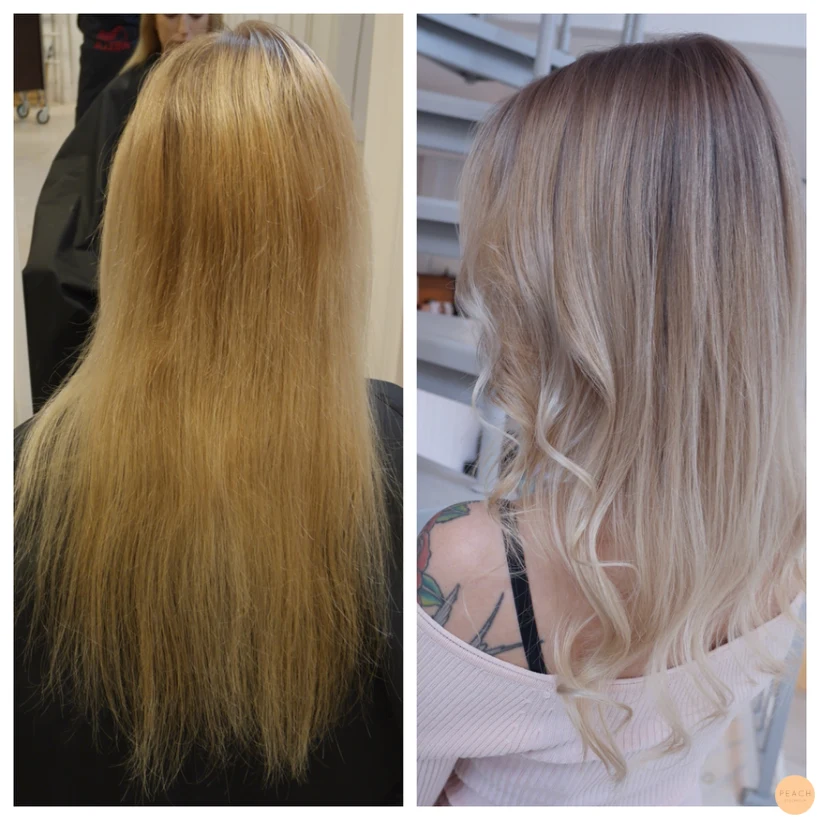 Från gult till askblond
