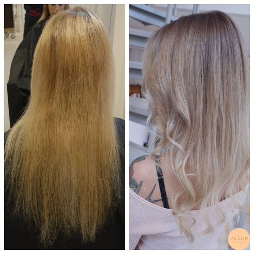 Från gult till askblond