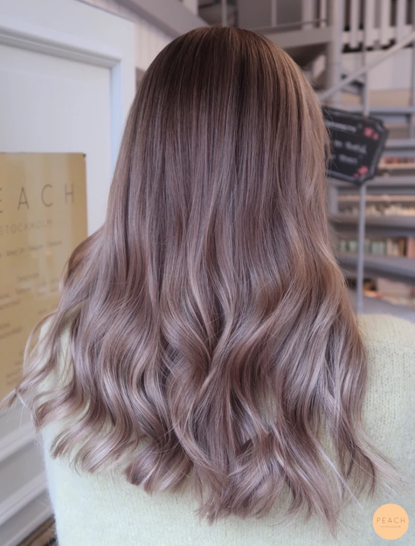 Balayage i sandiga toner