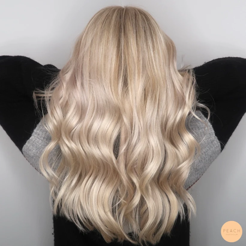 Vit blond – salongsresultat av Therese Lindbladh, 14 maj 2019