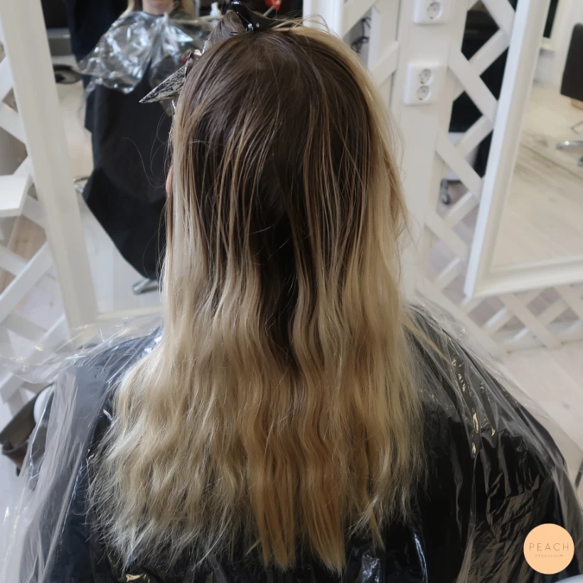 Blond balayage – salongsresultat av Jonathan Hultman, 22 maj 2020