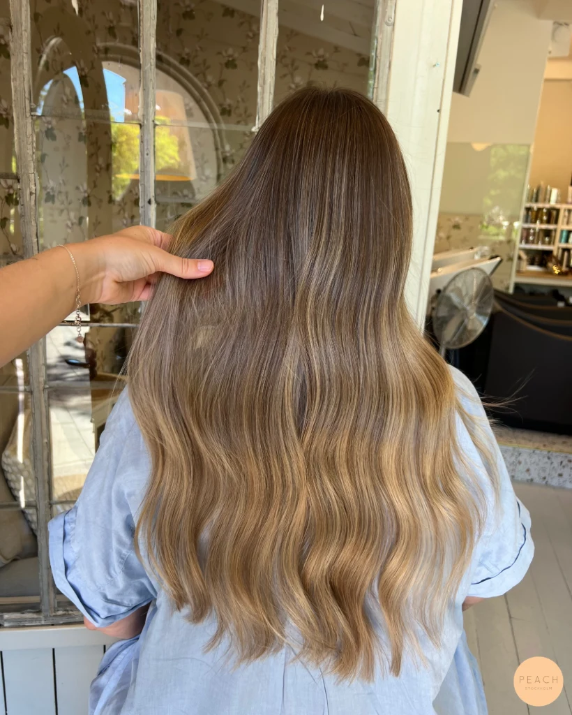 Natural balayage hair color 🦋✨