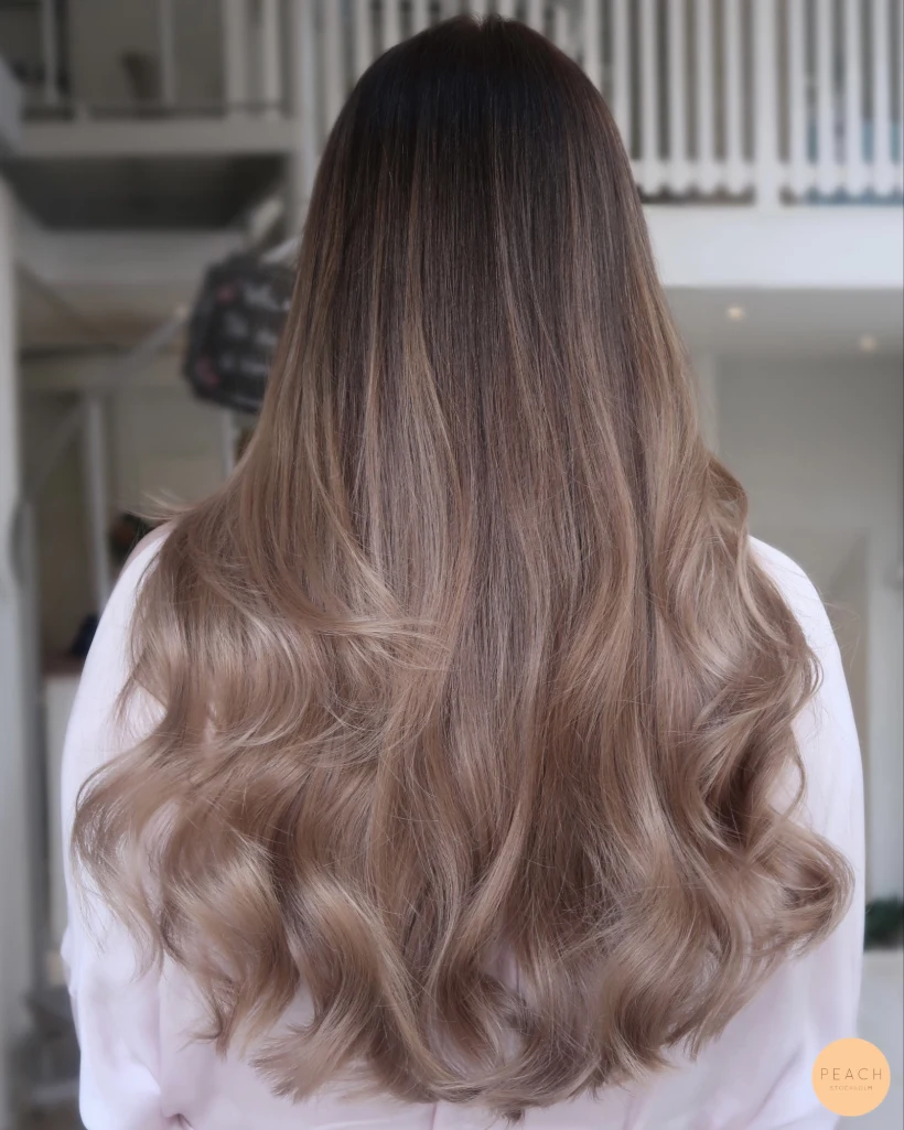 Bronde balayage hår