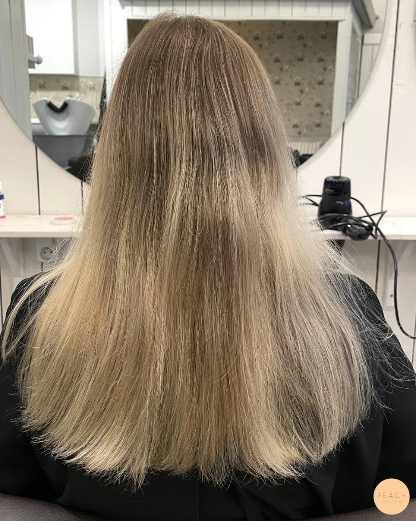 Crispy blonde med fina babylights