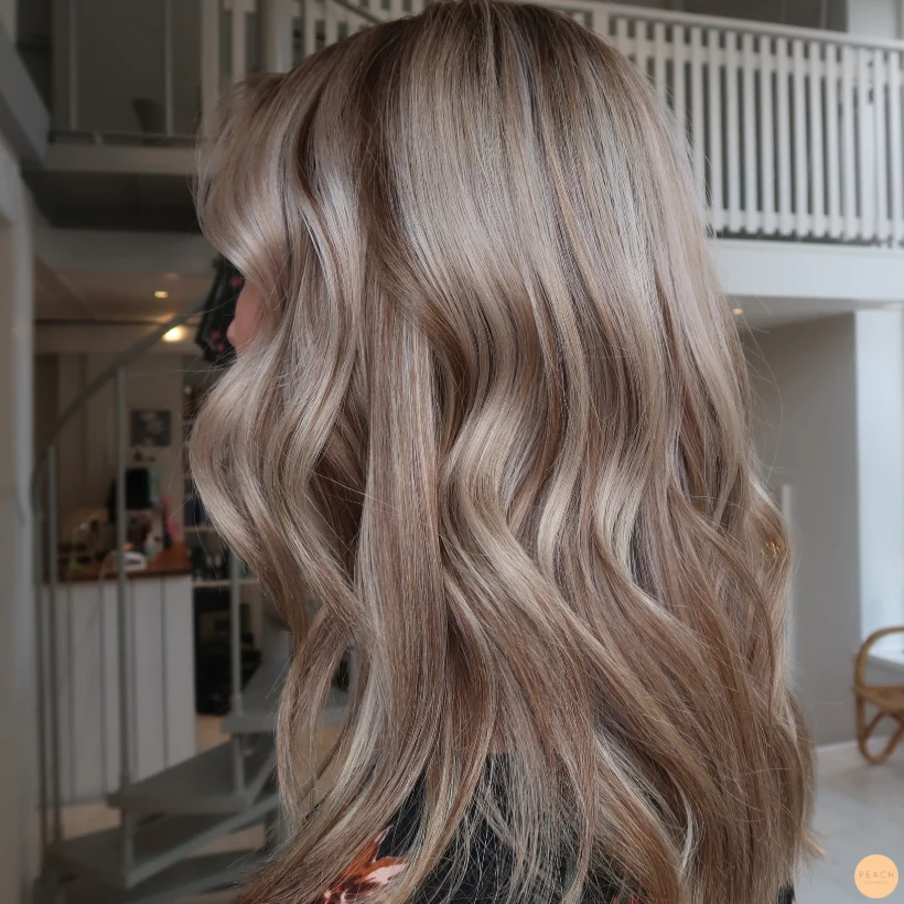 Beige blond hårfärg