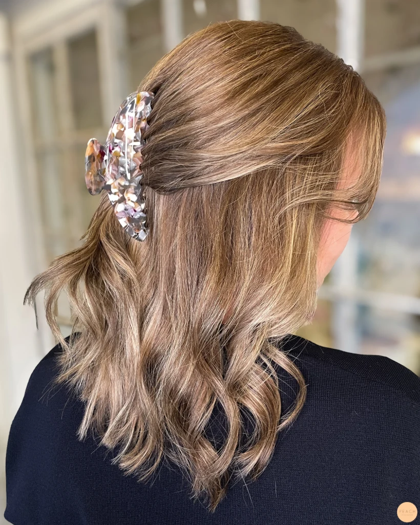 Caramel brown hair