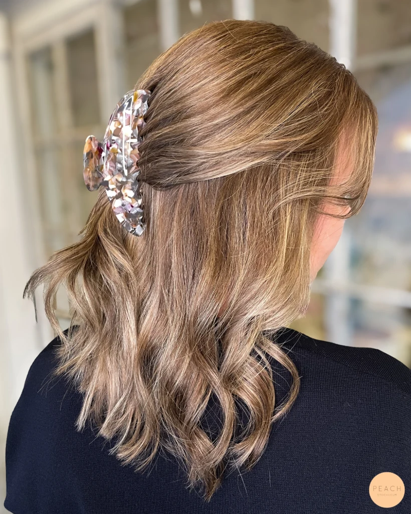 Caramel brown hair