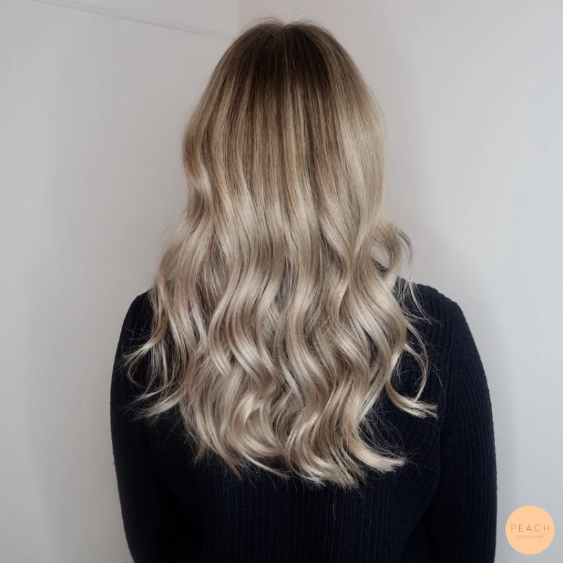Balayage blonde stockholm