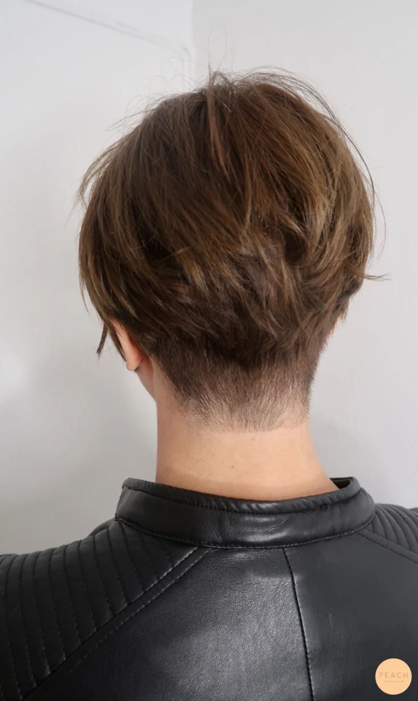 Pixie cut med extra glans