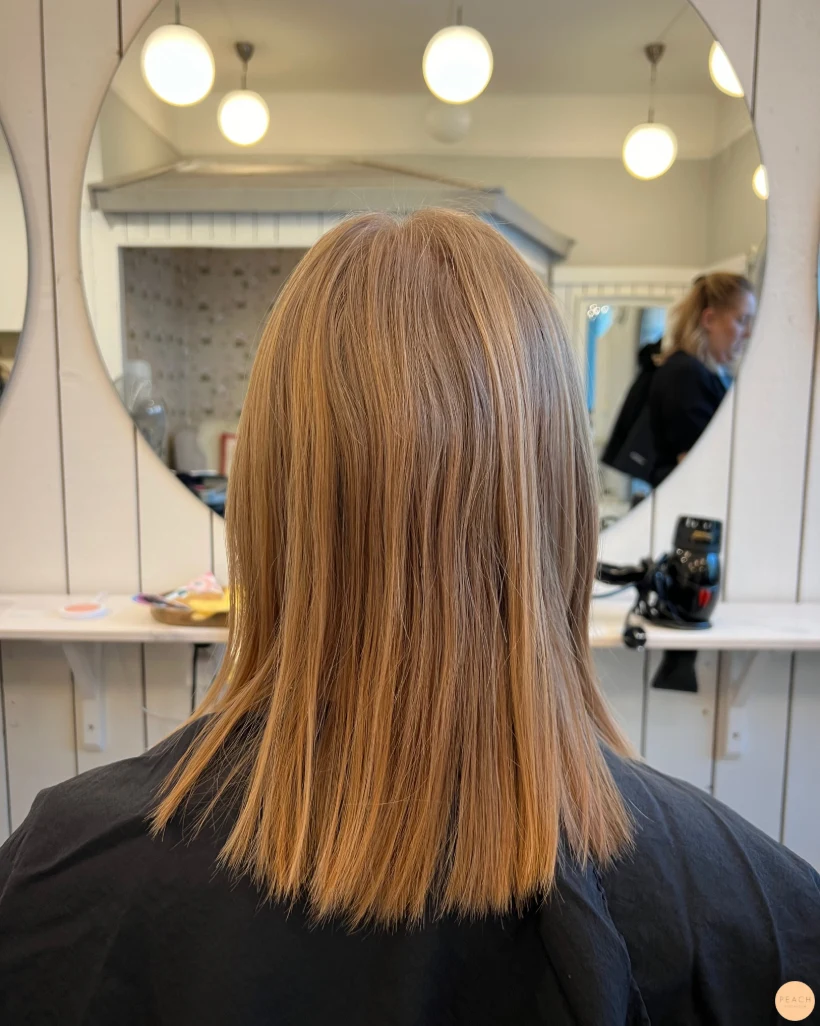 Soft cream beige balayage 🤍🍑