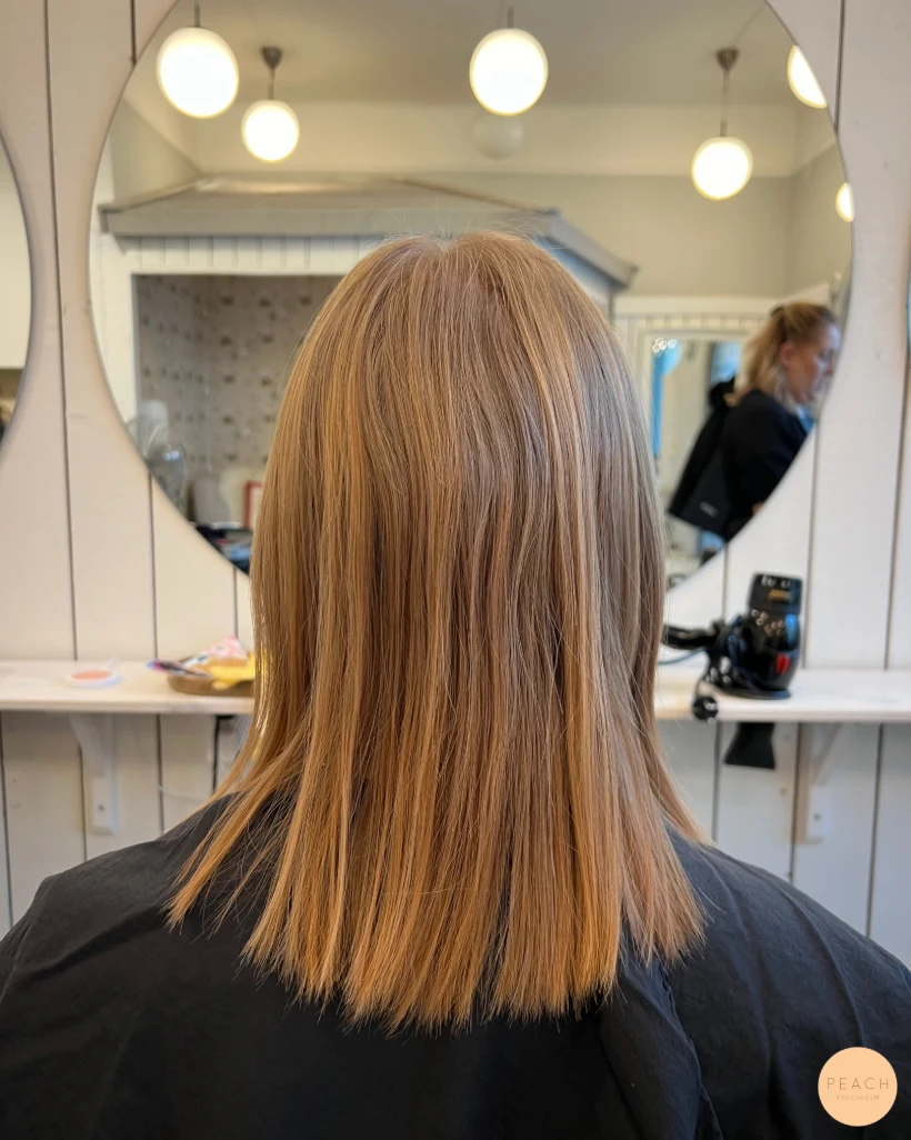 Soft cream beige balayage 🤍🍑