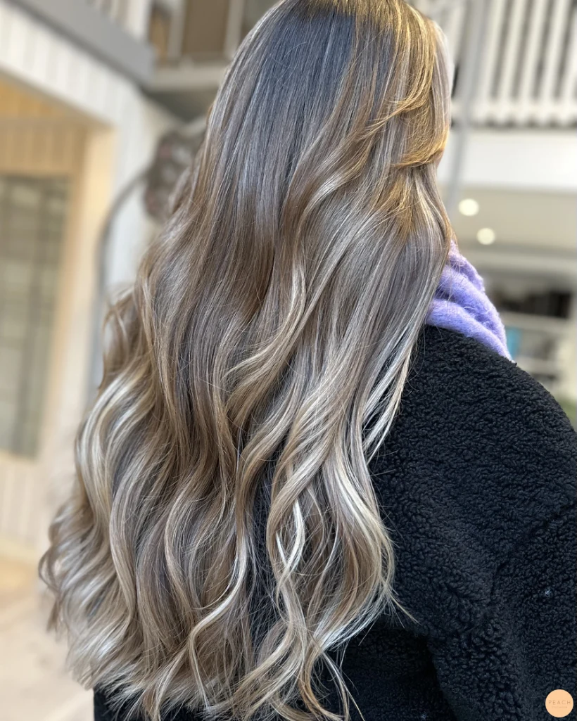 Beige balayage