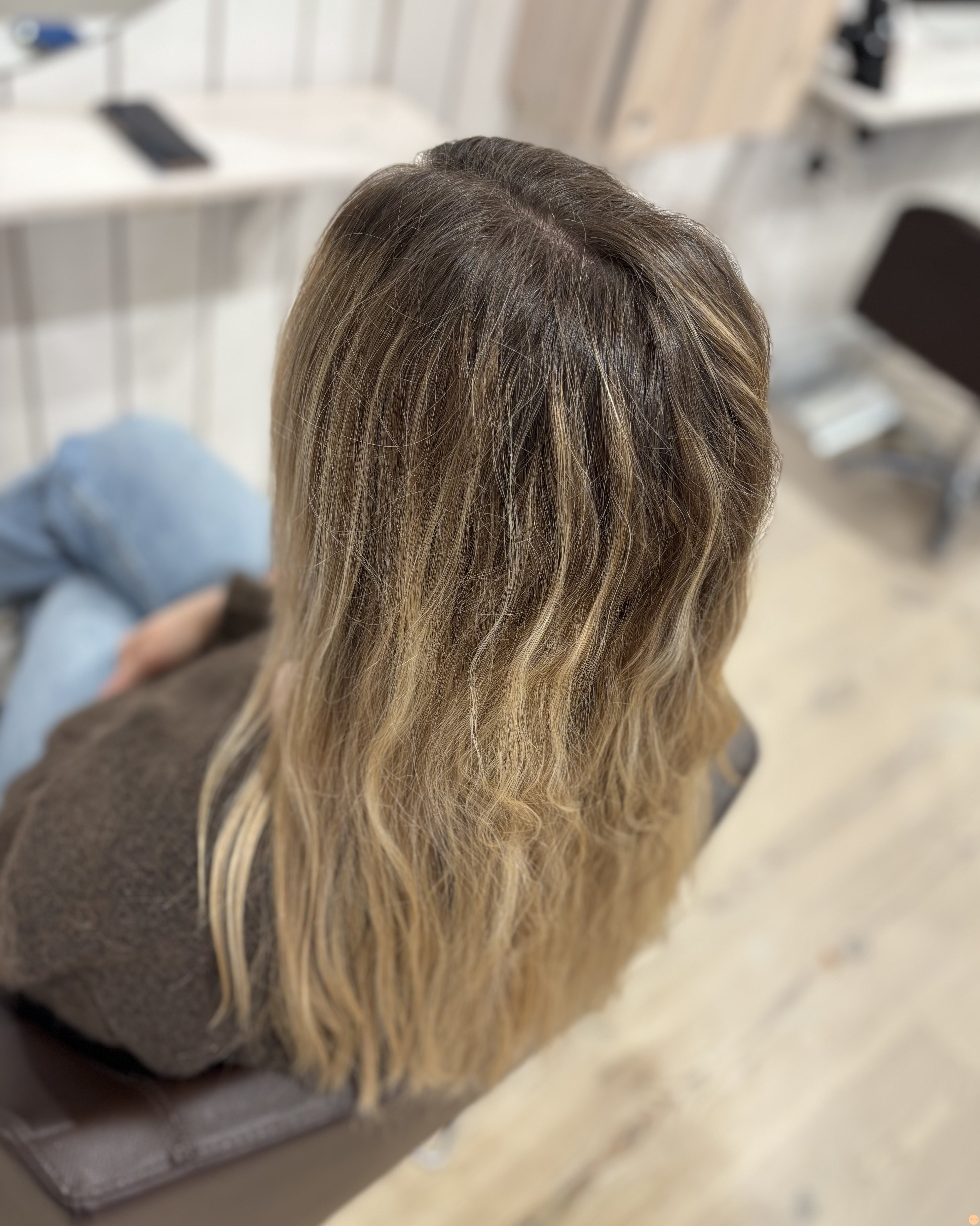 Scandi blonde hair