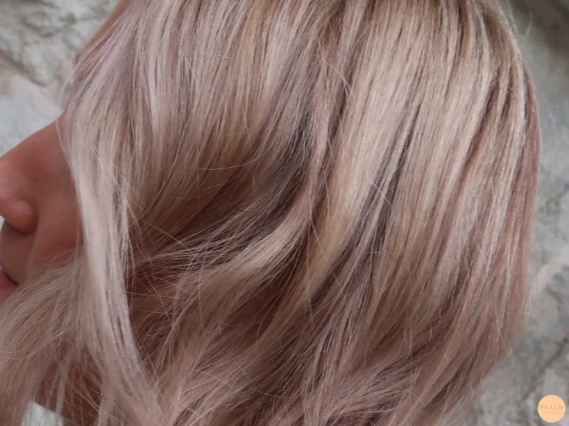 Höstig blond hårfärg