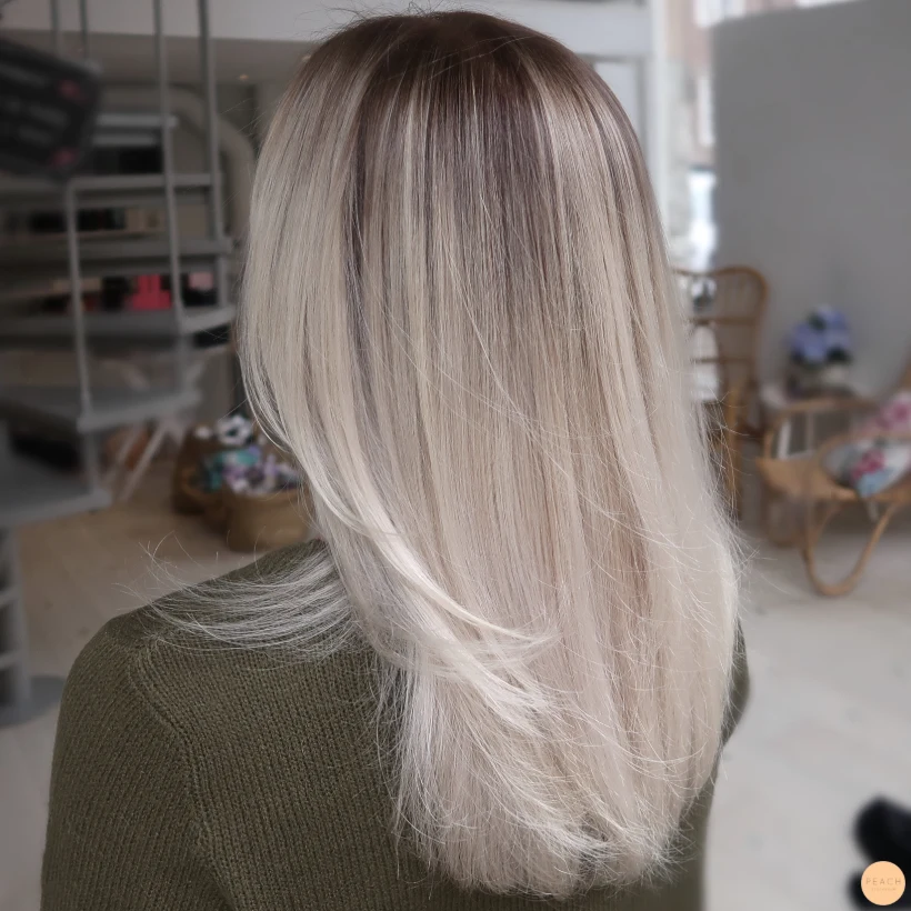 Soft krispig blond färg