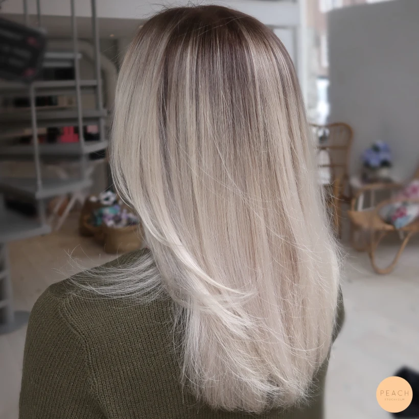 Soft krispig blond färg