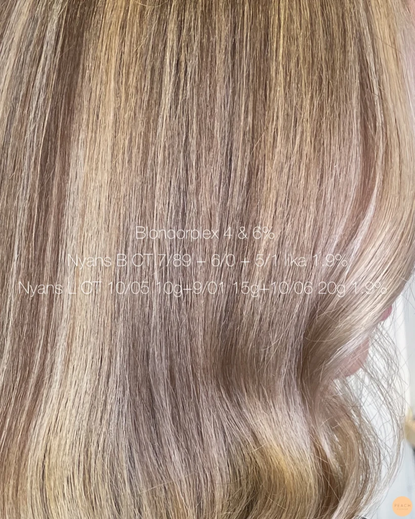 Creamy blonde hair 🤍✨