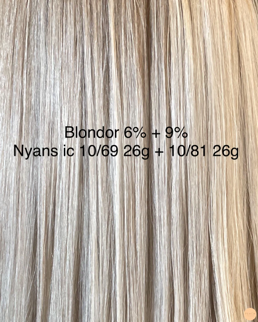 Ljusa slingor med en krispigt kall blond nyans