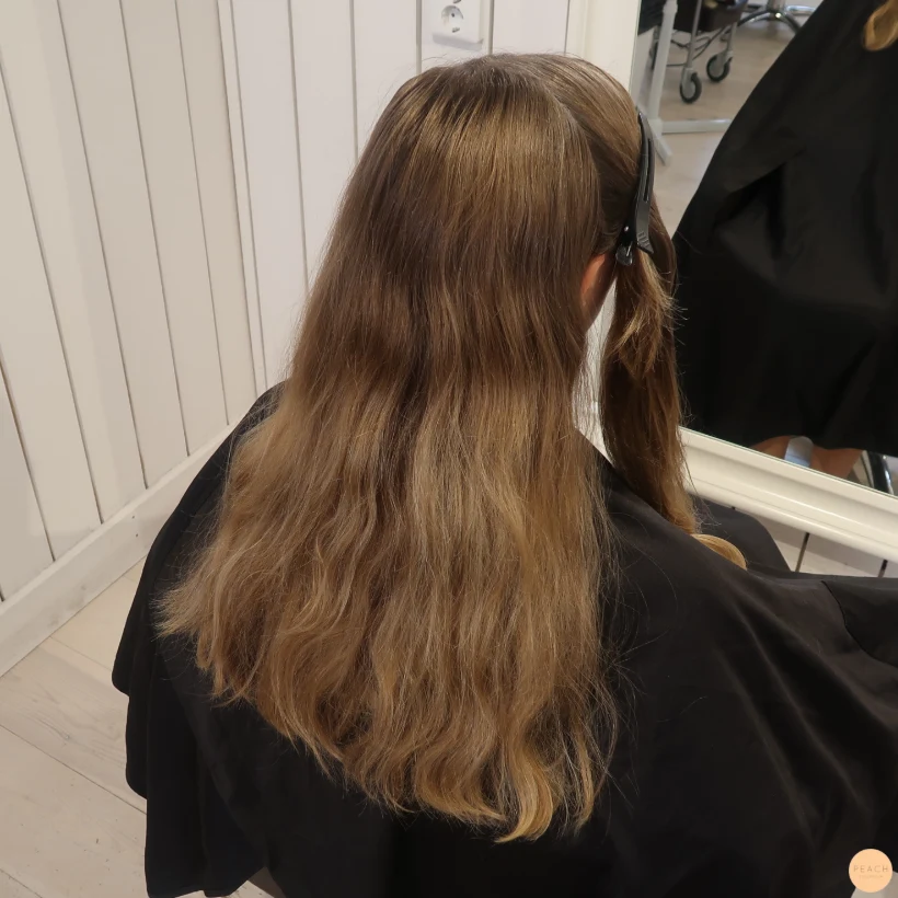 Rosa blond balayage