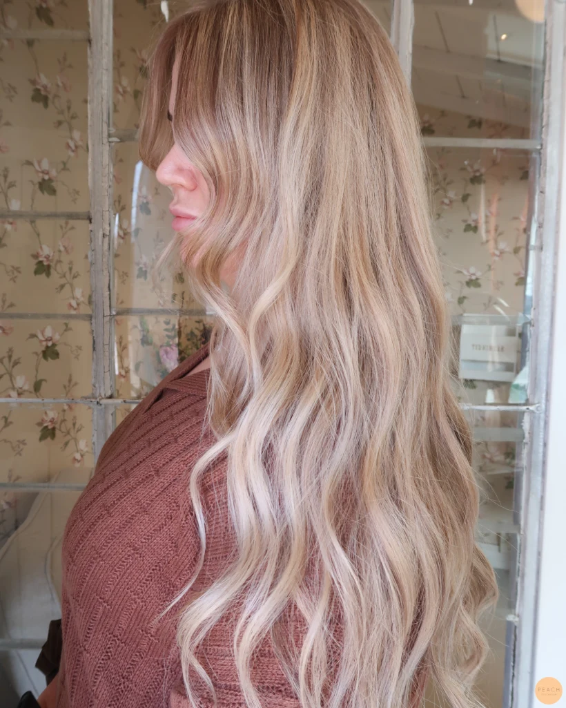 Beige blond hårfärg