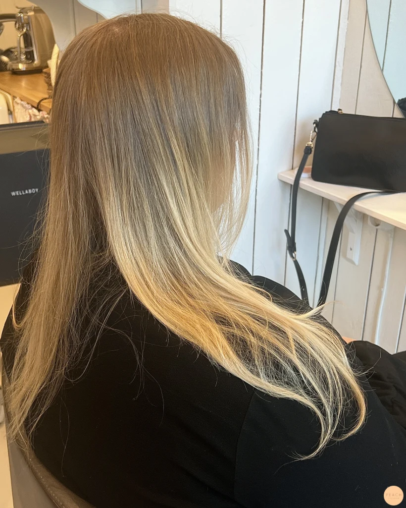 Summer blonde hair
