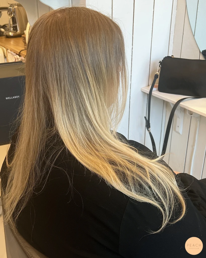 Summer blonde hair