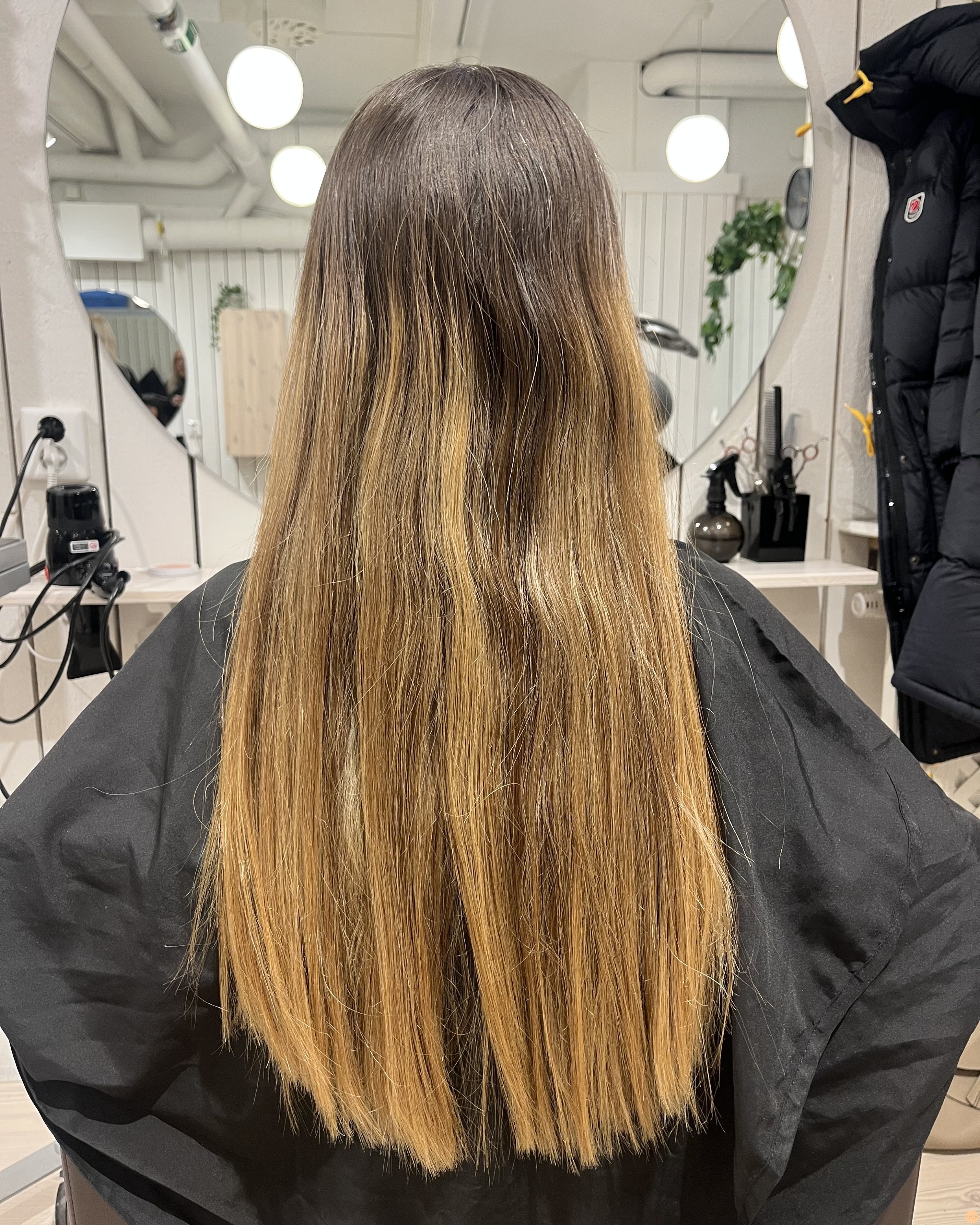 Kall brun hårfärg