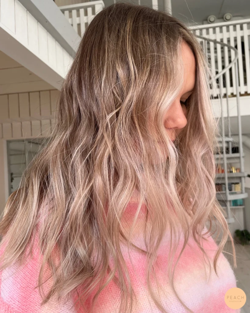 Bronde balayage med fina babylights