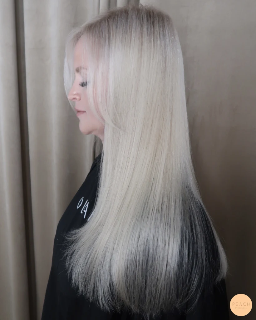 Blonda slingor och Hairtalk förtjockning
