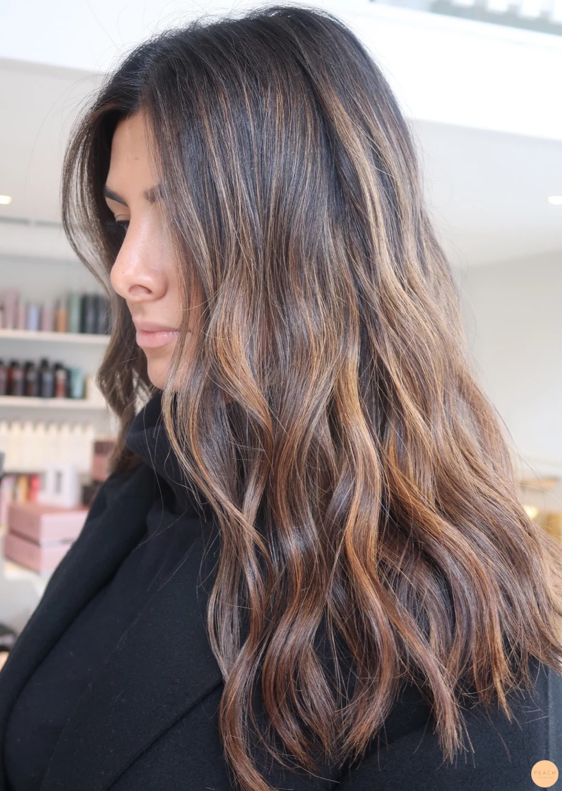 Brunette balayage