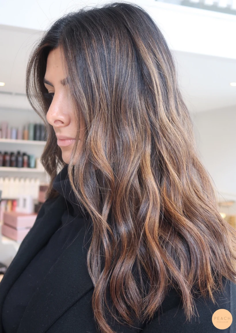 Brunette balayage