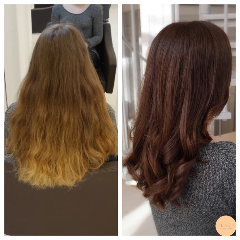 Brunett med gyllene toner