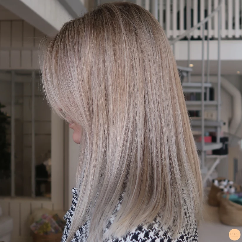 Kall blont hår