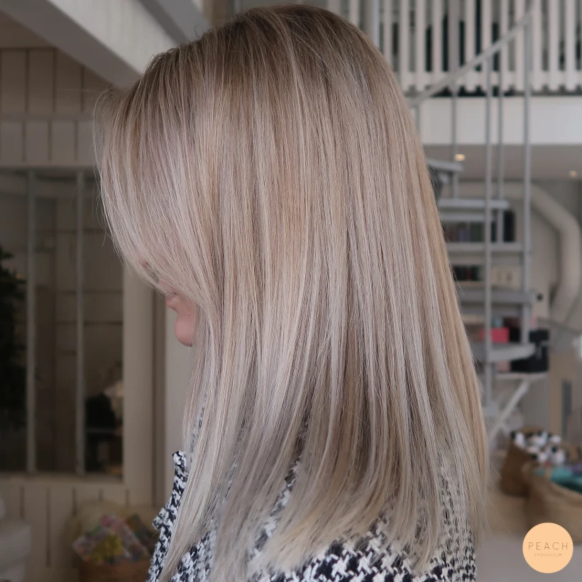 Kall blont hår
