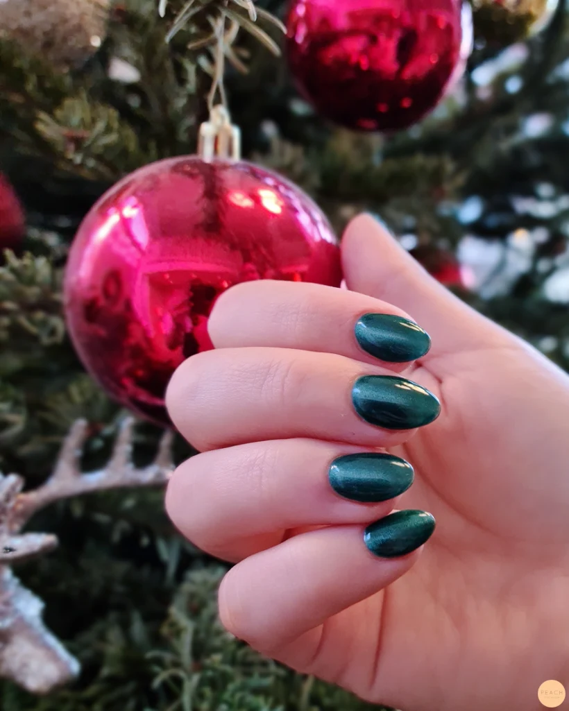 Grön cat eye till jul