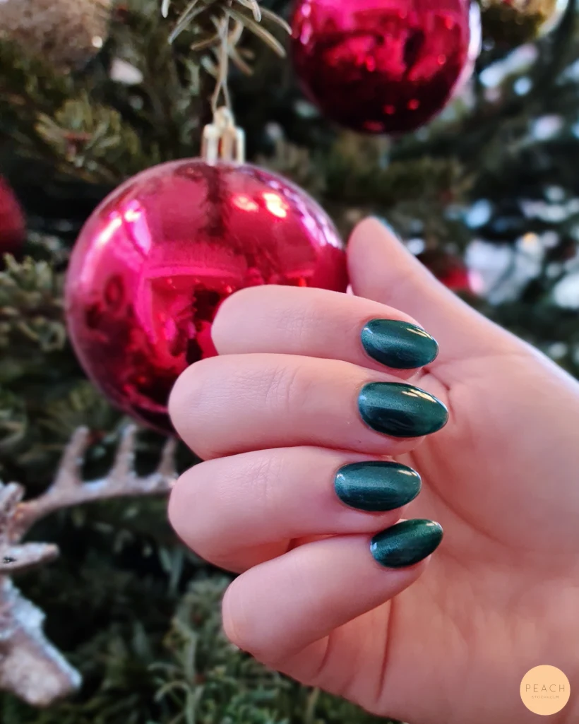 Grön cat eye till jul