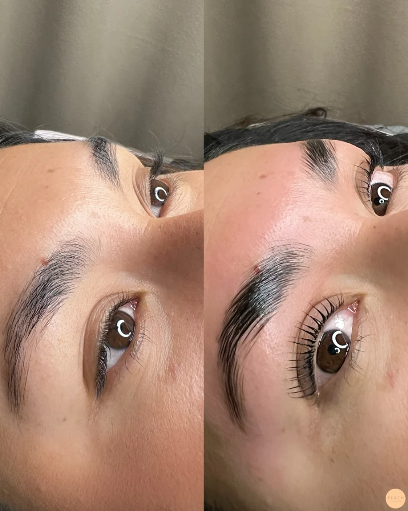 Lashlift & browlift + vaxning av bryn