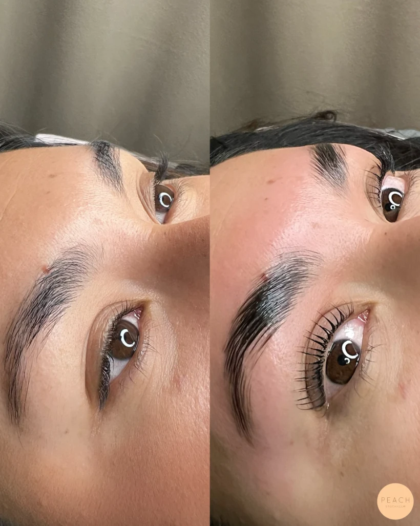 Lashlift & browlift + vaxning av bryn
