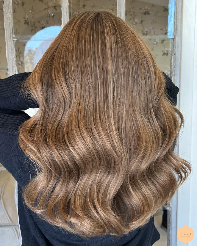 Light brown hair color