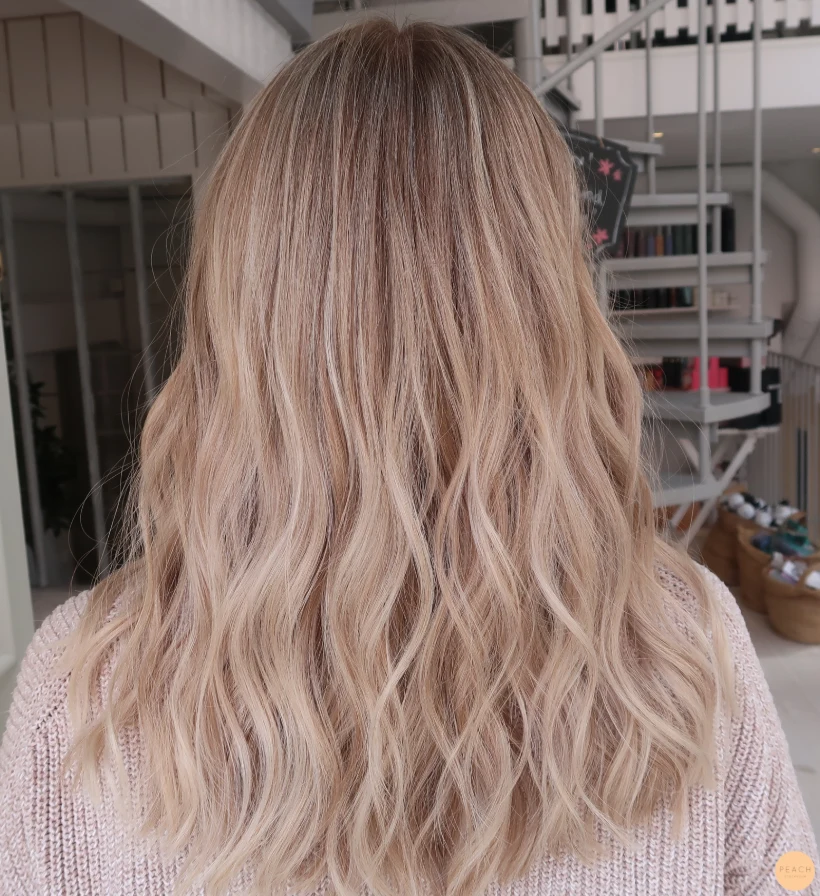 Balayage blond