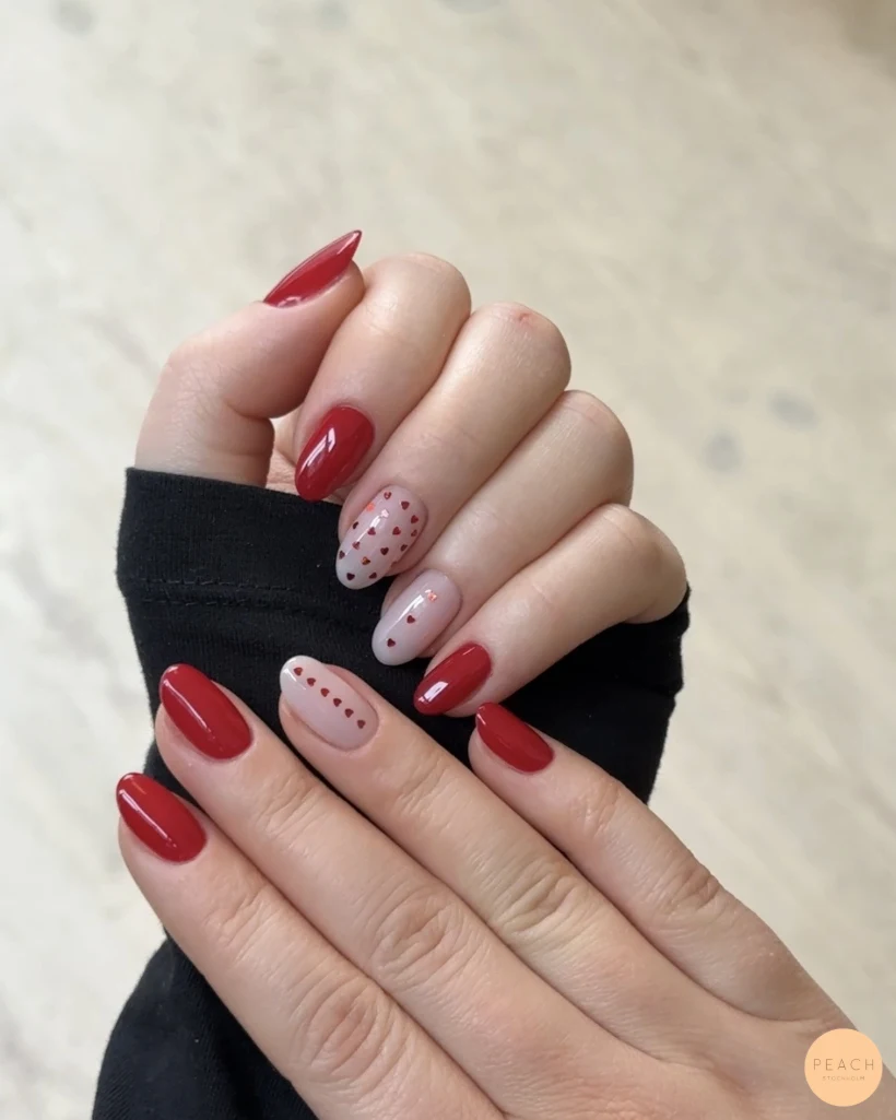 Valentines day nails
