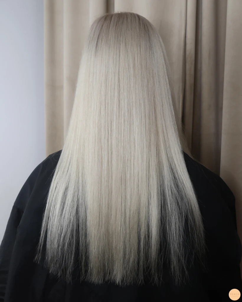 Blonda slingor och Hairtalk förtjockning