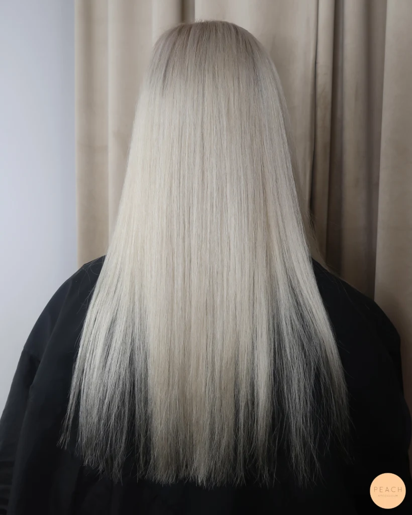 Blonda slingor och Hairtalk förtjockning