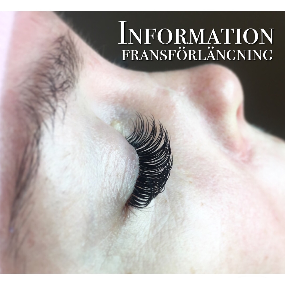 Information om fransförlängning Peach Stockholm