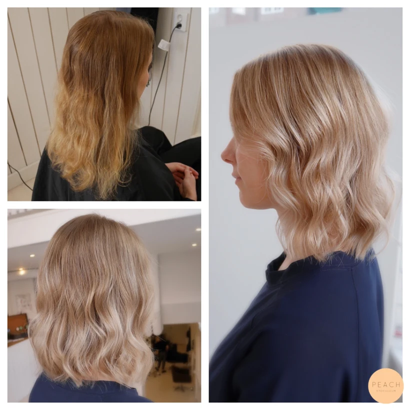 Kall sombre med mjuk root shadow
