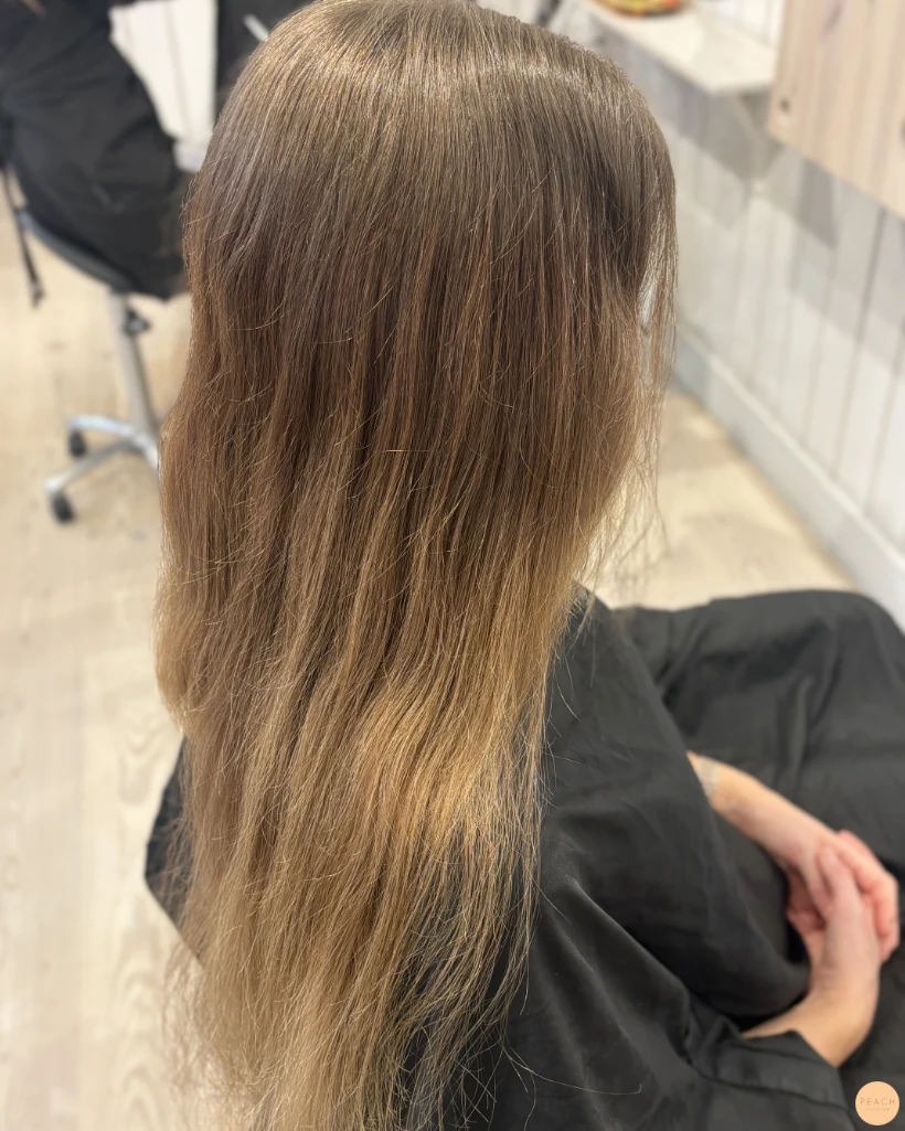 Choklad brun hårfärg